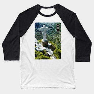 Christ the Redeemer - White Baseball T-Shirt